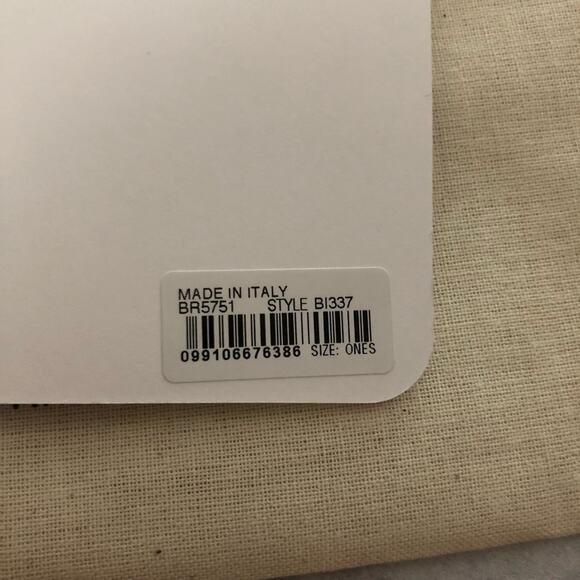 J. Crew Made in Italy Acetate Dimensional Hoop Earrings Burnished Sand NEW - Picture 4 of 6